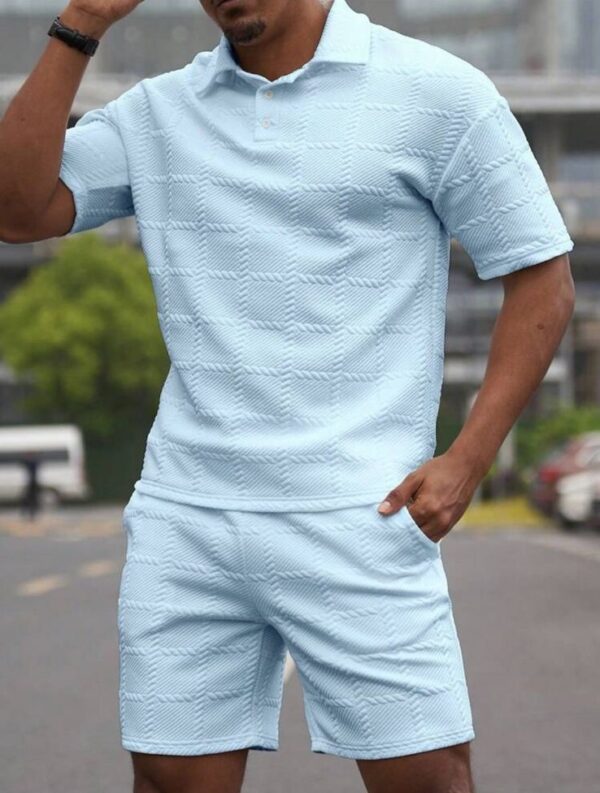 Men's Knitted Polo Set - Image 5