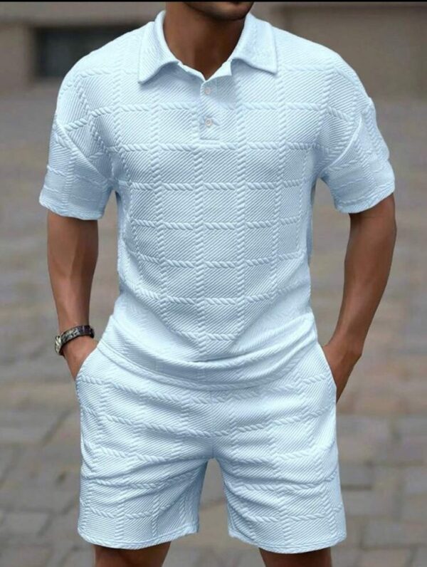 Men's Knitted Polo Set - Image 3