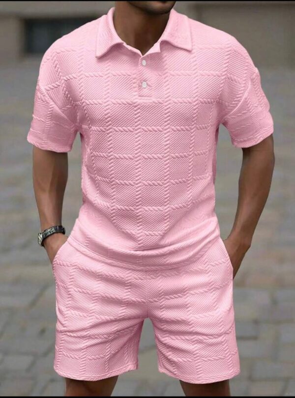 Men's Knitted Polo Set - Image 9